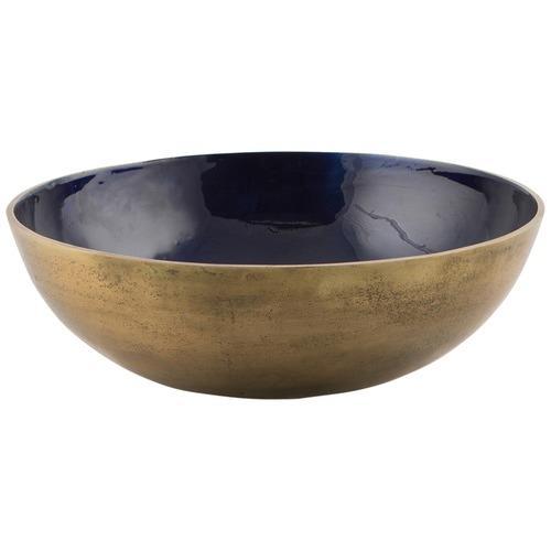 Aluminium, Enamel, Brass Antique Bowl — 36