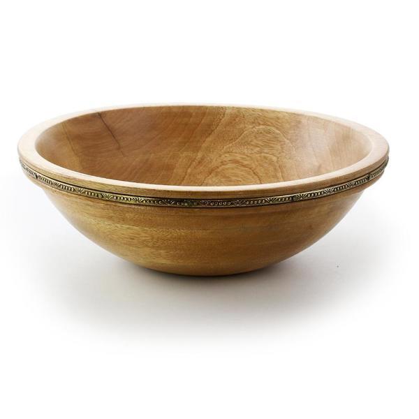 Mango Wood, Brass Bowl — 41