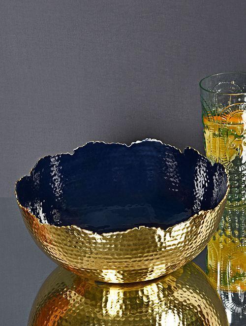 Aluminium, Gold Plated, Enamel Bowl — 52
