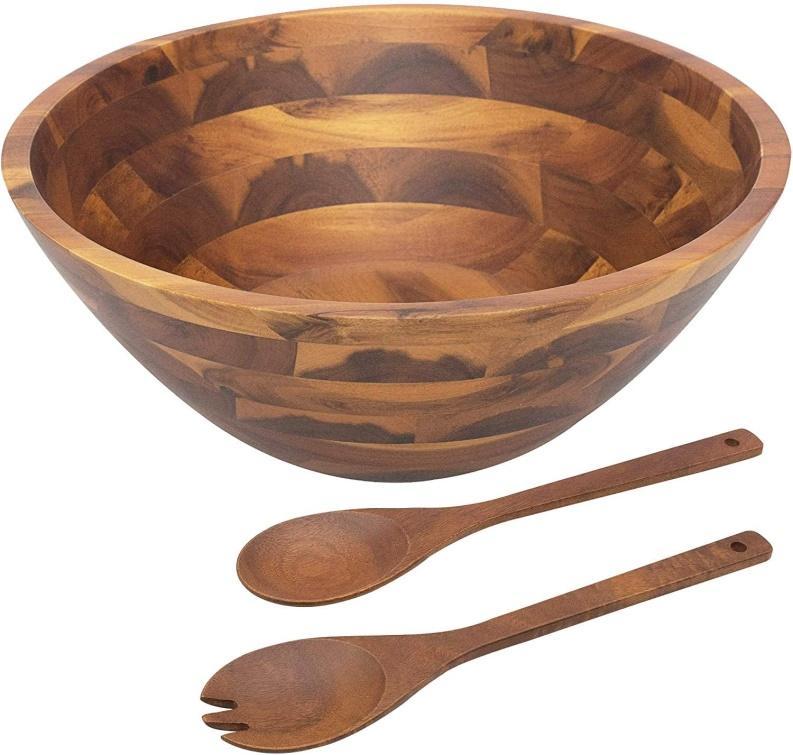 Acacia Wood Bowl — 7